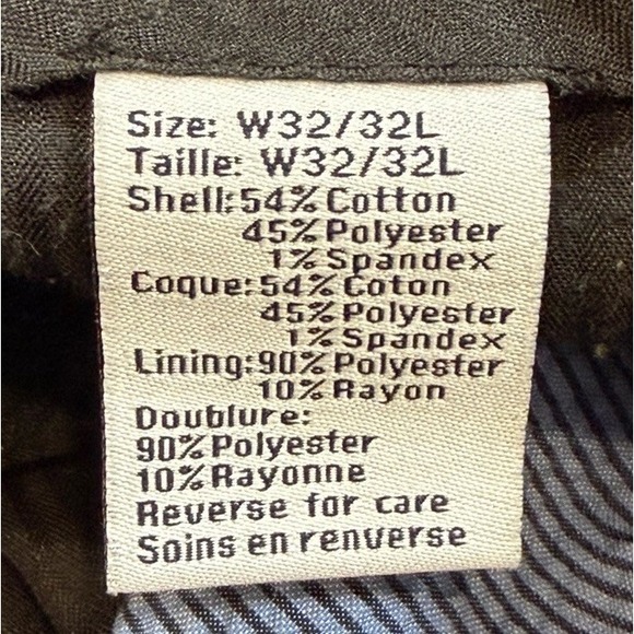 Paisley & Gray Pants Men's 32x32 Skinny Fit Blue Cotton Blend Chino - Picture 3 of 7